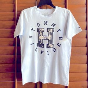 Timmy Hilfiger light blue with camouflage logo